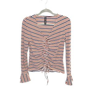 ✨3/$30 Design Lab Ribbed Adjustable Crop Top